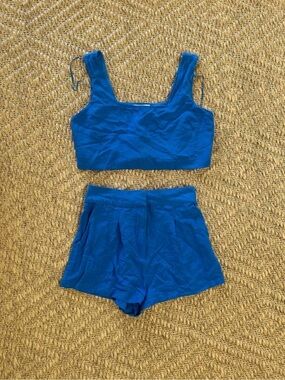 Blue Two-Piece Matching Set